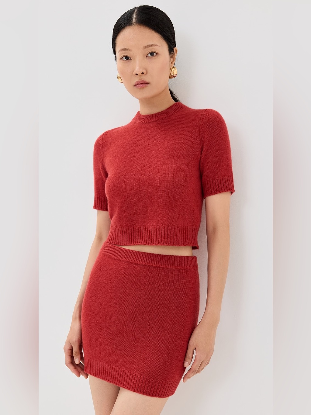 Reformation Londyn Cashmere Two Piece Dress Set
